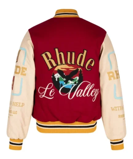 Rhude Men’s Varsity Jackets – Red