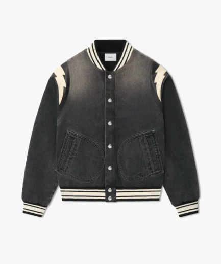 DENIM LIGHTING RHUDE BOMBER JACKET