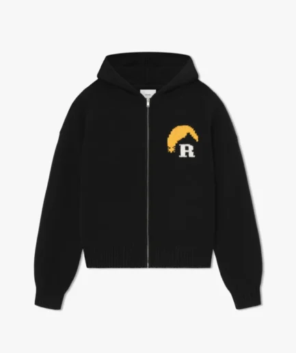 MOONLIGHT KNIT ZIP UP HOODIE