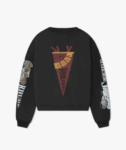 RHUDE PENNANT FLAG CREWNECK