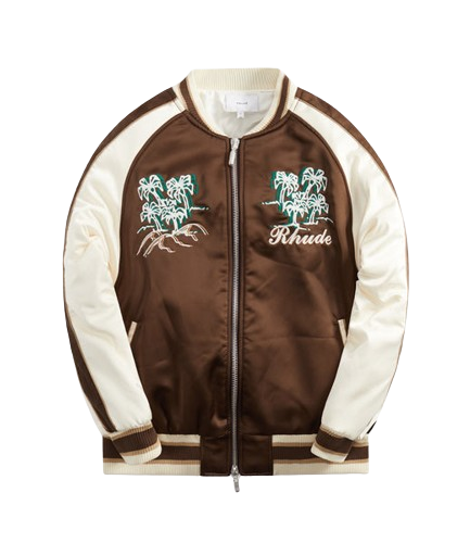 Rhude Crepe Satin Souvenier Jacket