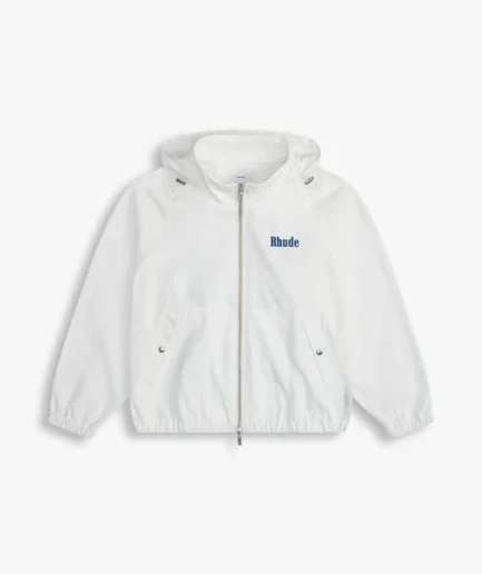 Rhude Palm Track Jacket White